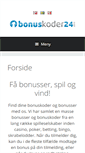 Mobile Screenshot of bonuskoder24.com