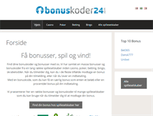 Tablet Screenshot of bonuskoder24.com